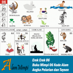 Erek Erek 06 | Buku Mimpi 06 Kode Alam Pelarian dan Taysen